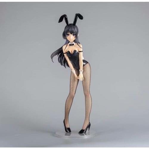 2021 Anime Rascal Does Not Dream of Bunny Girl Senpai Sakurajima Mai Sexy girl Anime PVC Anime figure Christmas Gifts 25cm