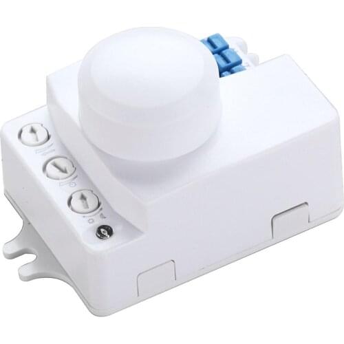230V 5.8GHz 360 Degree Microwave Sensor Light Switch Induction Microwave Motion Sensor Switch Occupancy Sensor Automatic turn on