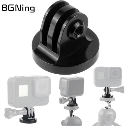 BGNing Aluminum Alloy 1/4 inch Screw Hole Tripod Mount Adapter for Gopro MAX 9 8 7 6 5 for Insta360 ONE R for Osmo Action Camera