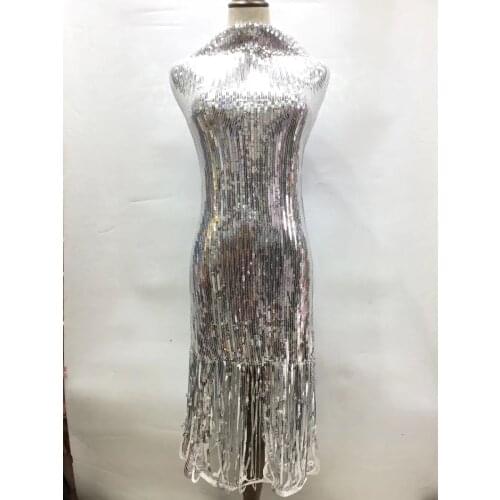 African sequin lace fabric 2021 high quality lace bride nigeria french open tulle lace fabric ladies dress t3565