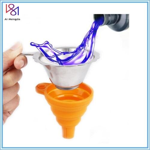 3d Photocuring Printer Accessories Metal Uv Resin Filter Cup+silicon Funnel Disposable For Anycubic Photon Dlp Sla Parts