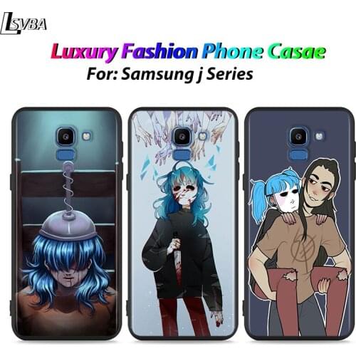 Black Shell Sally Face Game for Samsung Galaxy J7Duo J2 J4 Core J6 J4 Plus J8 J3 J7 J5 Prime 2018 2017 Phone Case