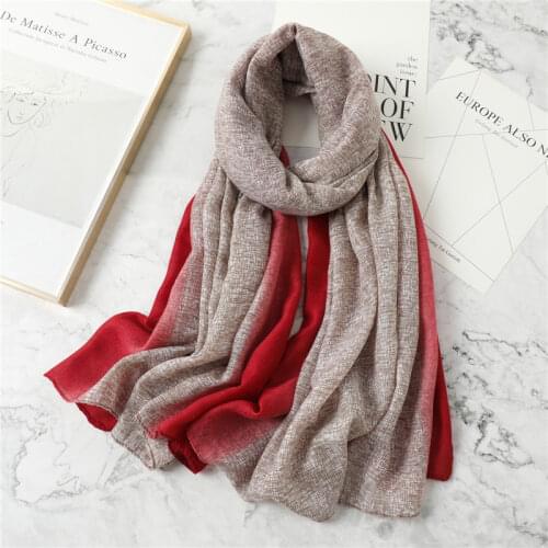 Design Women Cotton Scarf Shawl Wraps Autumn and Winter Pashmina Warm Scarves Hijab Foulard Bufanda Stoles New 2020