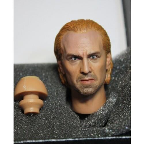 1:6 scale male Figure accessories Nicolas Cage head shape carved for 12" Action figure doll,not include body and clothes