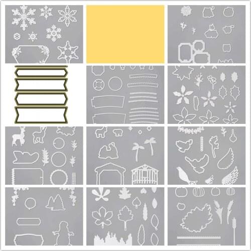 French Metal Cutting Dies And Clear Stamps DIY Scrapbooking Craft Paper Card Embossing Knife Mold Stamps And Dies 2021