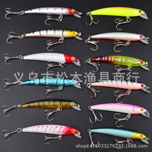 120pcs/lot 0.2OZ 5.6G classic bait lures hard plastic bait lures bait lure 2.95" 7.5CM mld6a41094
