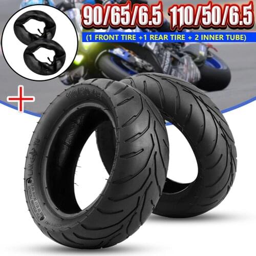 2Pcs Front Rear Tire Tyre Inner Tube Set for 47cc 49cc e-Bike Mini Pocket Bikes