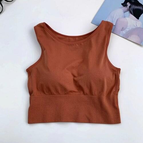 Tank Crop Tops for Girls Female Camisole Fashion Solid Color Lounge Underwear for Women Lingerie Femme Push Up Body Shaper