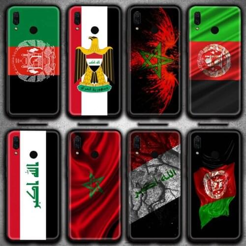 Morocco Iraq Afghanistan flag Phone Case Huawei Y6P Y8S Y8P Y5II Y5 Y6 2019 P Smart Prime Pro