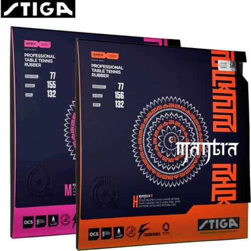 2019 STIGA MANTRA M / H (FAN ZHEN DONG used Series ) Table Tennis Rubber Made in Japan Pips-in Ping Pong With Sponge