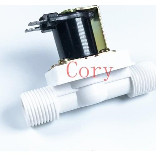 1/2"BSPP 2Way Nylon Plastic Solenoid Valve 220VAC NC Water Air Gas Heater Washer Wash Machine 0~0.8Mpa