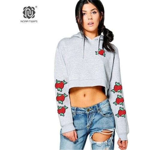 Женские короткие толстовки NORA TWIPS China At AliExpress