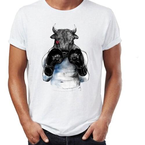 New Men t-shirt with The Eye of a Raging Bull Winning Panda Pop Culture Awesome Animals t shirt tees tops harajuku streetwear