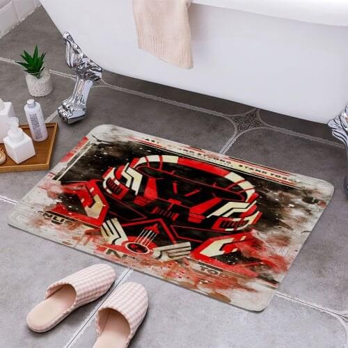 Mass Effect 3D Print Doormats Rectangle Non-Slip DoorMat Bedroom Kitchen Entrance Print Door rugs Dropshipping