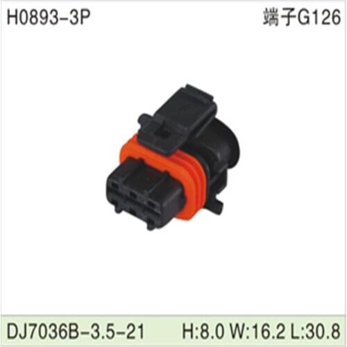 Free shipping 500pcs DJ7036B-3.5-21 3Pin AMP Car Electrical Wire Connectors for VW,BMW,Audi,Toyota,NISSAN AND other