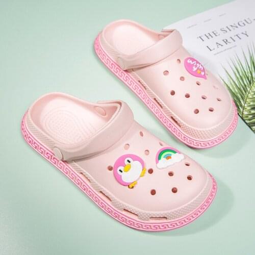 Hot Clogs Womens Sandals Casual Summer Beach Comfort Pink Outdoor Slides Slip on Hole Loafers Garden Sandals Women Garden Shoes