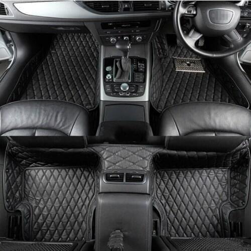 Custom special car floor mats for Right Hand Drive Toyota Land Cruiser Prado FJ150 5 seats 2020-2010 waterproof carpets