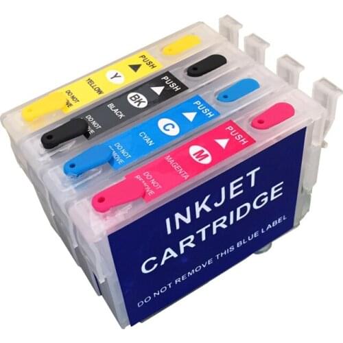 T1901-T1904 Refillable Ink Cartridges Empty For Epson ME-301 303 401 Printer With ARC Chips On High Quality
