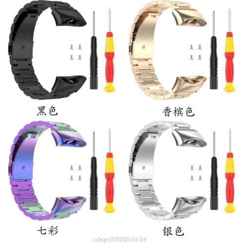 Universal Replacement Stainless Steel Metal Strap Watch Band for -Garmin Forerunner 45 45S Swim 2 Smartwatch D10 20 Dropship