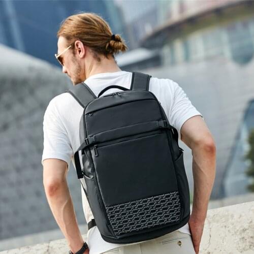 Atinfor Large Capacity Anti-theft 17-inch School Backpack Men Bag Waterproof Travel Laptop Backpacks Wet Pocket
