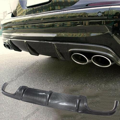 Real carbon fiber Rear Diffuser Lip For Mercedes Benz E-class W211 E55 AMG Sedan 2003 2004 2005 2006