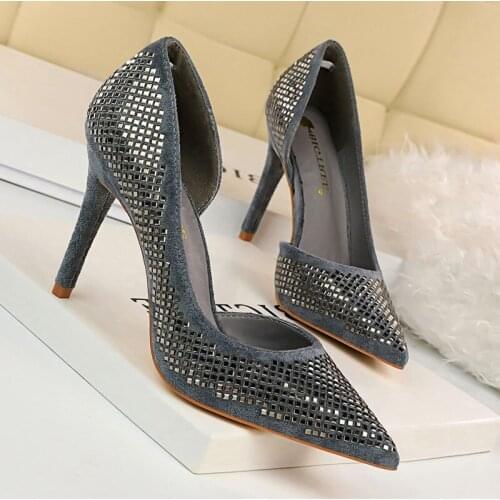 2019 Brand Shoes Woman High Heels Pumps High Heels Women Shoes party Wedding Pumps Shoes Thin Heel Shoes