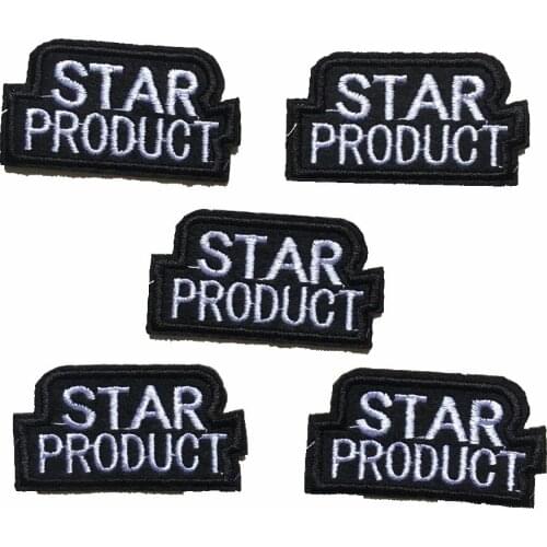 10pc Small Letters Patches for Clothes DIY Accessories Iron on Embroidered Appliques 6 x 3.3cm STAR PRODUCT Cloth Patch