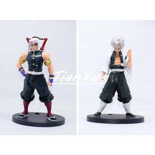 2021 Demon Slayer Uzui Tengen Shinazugawa Sanemi Q Ver. PVC Action Figure Model Toys 18cm