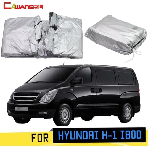 Cawanerl For Hyundai H-1 i800 Grand Starex Car Cover Sun Shade Anti-UV Rain Snow Scratch Resistant MPV Cover Windproof
