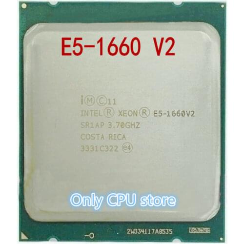 Free shipping E5-1660 V2 Original Intel Xeon E5-1660V2 3.70GHz 6-Core E5 1660 V2 LGA2011 E5 1660V2
