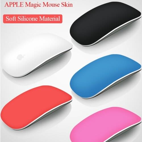 2 PCS Colorful Mouse Cover For Macbook Air Pro Retina 11 13 15 Universal Silicone Mice Protector Skin film For iMac Magic mouse
