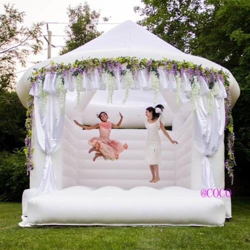 DDU service! bounce castles with cover, inflatable wedding bouncer,good quality bouncy house for birthday party