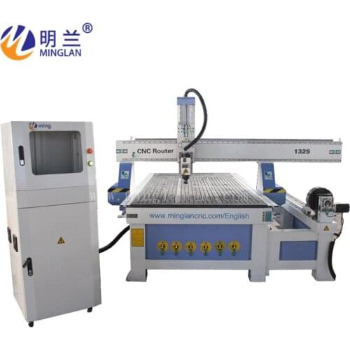 1300mm*2500mm woodworking cnc machine with rotary 1325