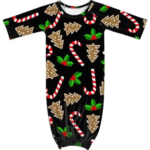 Baby Christmas Sleeping Bag SkirtCute Sleep Sack For Newborn Infant Clothes Style Sleeping Bags Sleeve Romper For 0-6T Sleepwear