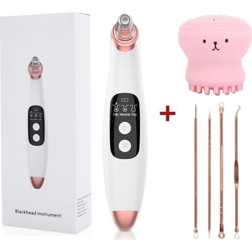 Electric Blackhead Remover Acne Removal Needles Blackhead Spot Extractor Vacuum Suction Deep Cleansing Machine Acne Pore Cleaner