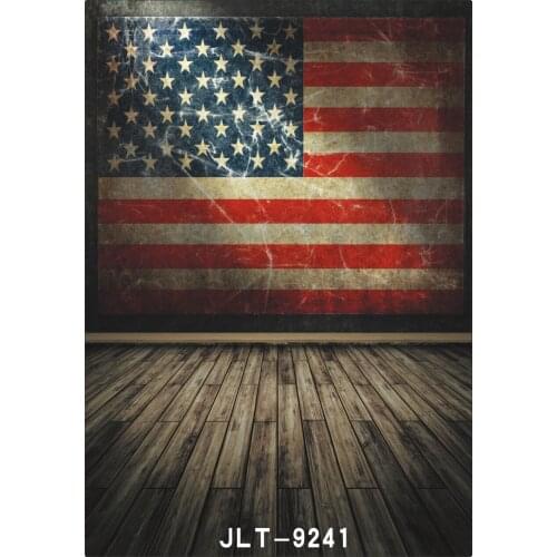 Backgrounds for Photo Studio Photography America Flag Wooden Floor Computer Printed Photo Backdrops for Wedding Children Baby