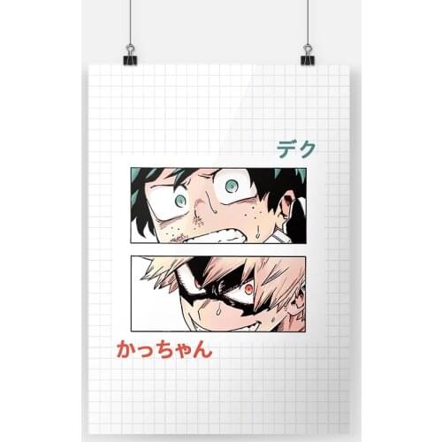 Izuku Midoriya Katsuki Bakugo canvas painting decor wall art pictures bedroom study home living room decoration prints poster