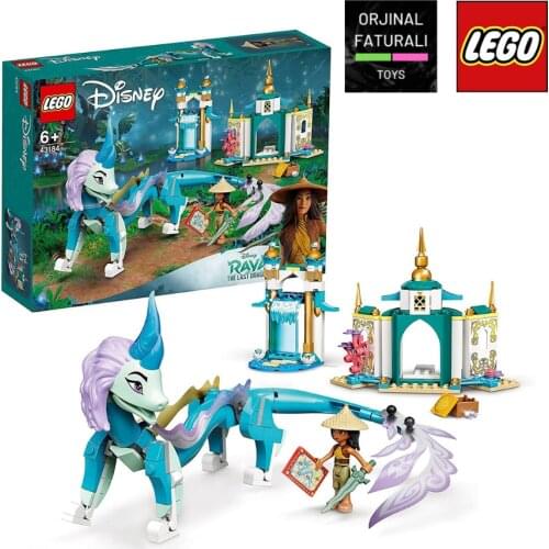 LEGO 43184 Disney Princess Raya and Sisu Dragon Toy, from Disney’s Raya and the Last Dragon Movie, For Kids 6 + Years Old