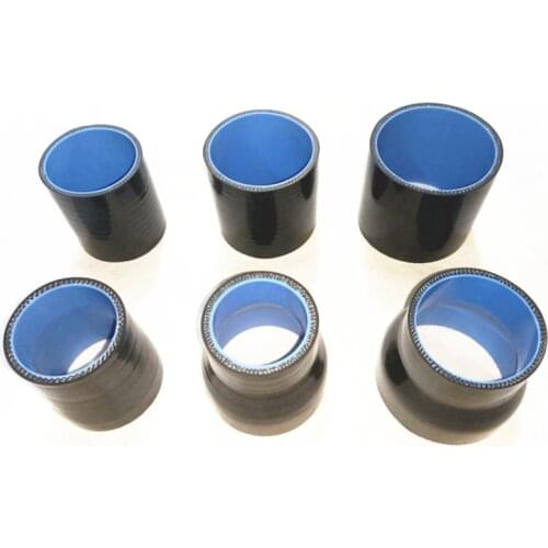 MOFE 3Ply 2" to 2.5" 51mm to 63mm /70mm/76mmBlack Bule Silicone Reducer hose Coupler transition Turbo Coupler Pipe