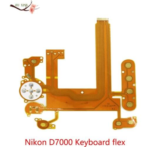 NEW Keyboard Button Rear Cover LCD Flex Cable For Nikon D7000 Digital Camera Repair Part(With Socket)