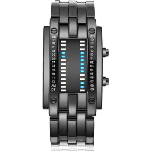 New Waterproof Sport Digital Watch for Women Men Stainless Steel Bracelet LED Watch Electronic Watches SClock Relogio Feminino