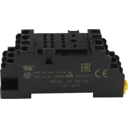 5 pieces Original genuine Omron relay base PYF08A-E for MY2N-GS PYFZ-08-E PYFZ-14-E MY2N-GS MY4N-GS DC24V AC220V