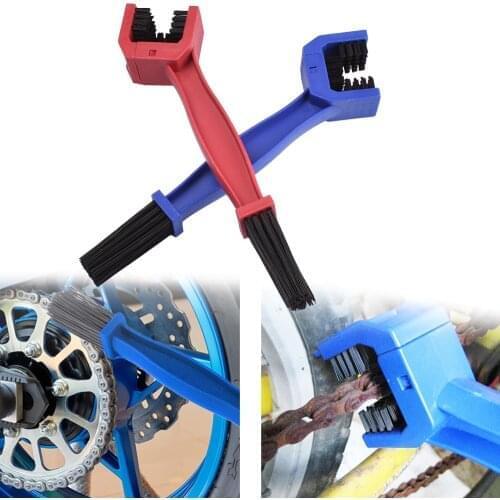 Plastic Motorcycle Bike Gear Chain Grunge Brush Cleaner Scrubber Tool For Kawasaki NINJA 250 300 R Z 250 300 VERSYS 300X ZX636R
