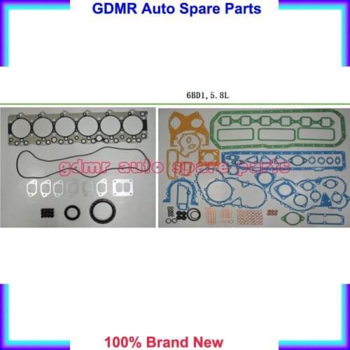 Full gasket set 6BD1 1-87810363-0 Isuzu FSR FST FTS FVR Forward Journey JBR JCM JCR JCZ ECR ECM CCM DBR YBR VBK 5.8D