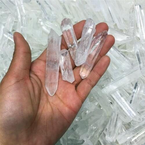 100g drop shipping natural raw clear quartz crystal gemstone point reiki healing rough mineral crystal gemstone jewelry making