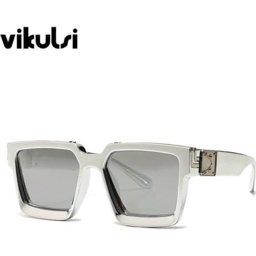 Multicolor Frame Brand Square Sunglasses Women Retro Steampunk Shades Men Fashion Candy Colors Oversized Sun Glasses Female Men