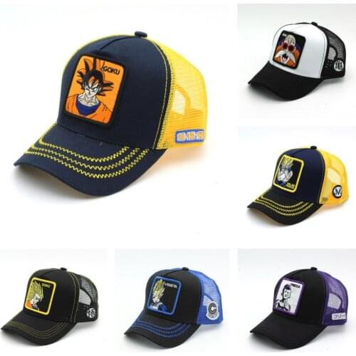 Anime son Wukong Cosplay hat summer NET hat cartoon print mens and womens leisure sun hat