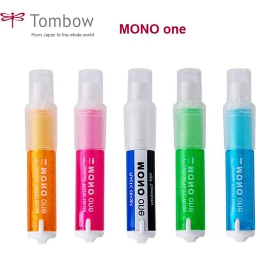TOMBOW MONO ONE JCB-111 Lipstick Erasers Pen-shape Rotatable Rubber Refillable Student Stationery