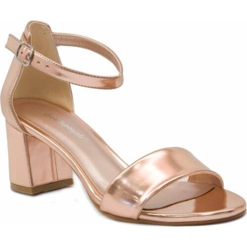 Gedikpaşalı 2236 8Y 22 COPPER Ladies Shoes Evening Dress