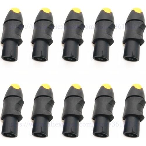 10PCS/lot Speakon Connector Adapter 4 Pole Locking Cable for NL4FC 4-Pole Socket